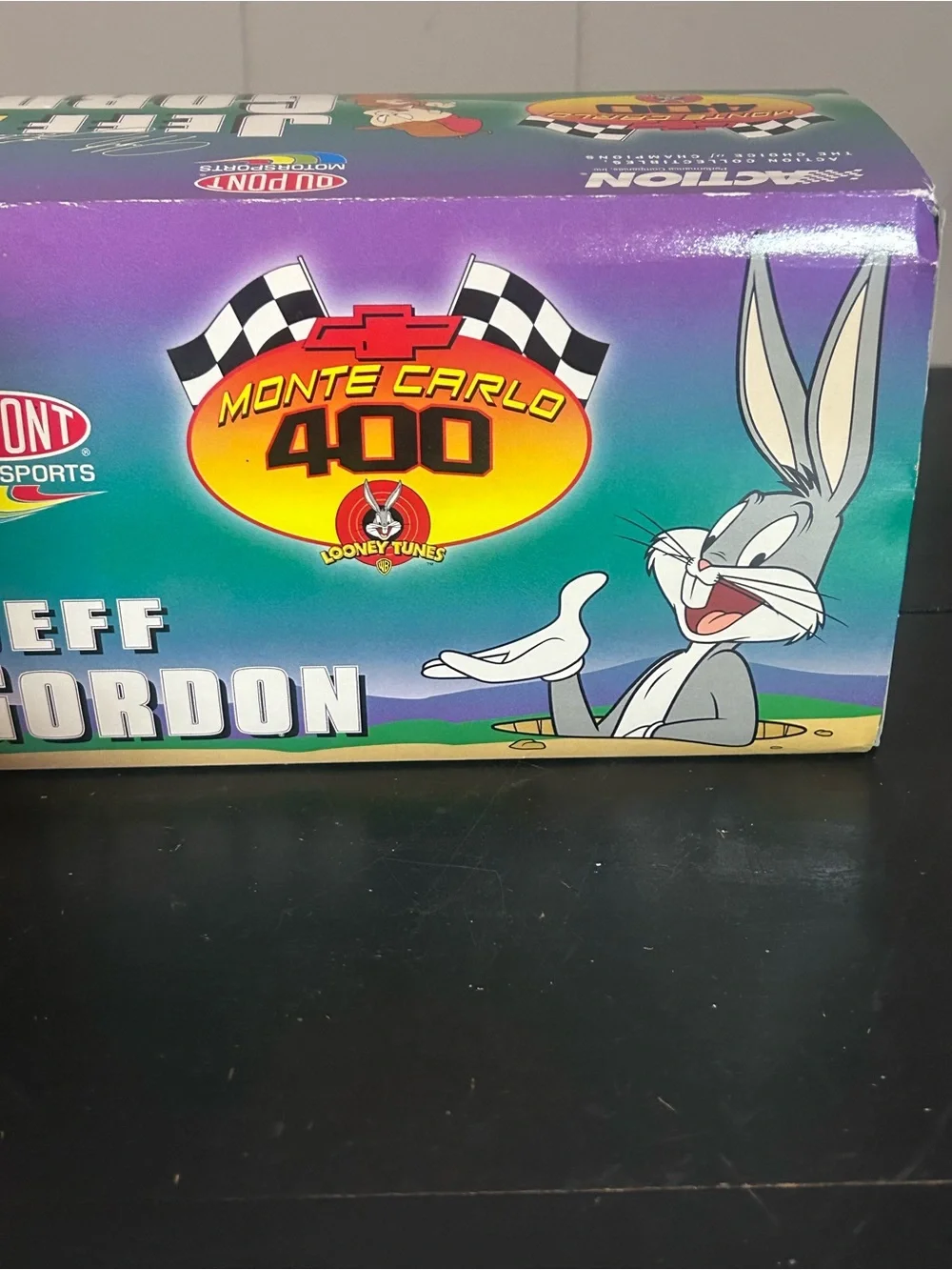 Warner Bros. Jeff Gordon 24 Monte Carlo 400 Box - Purple/Teal/Yellow